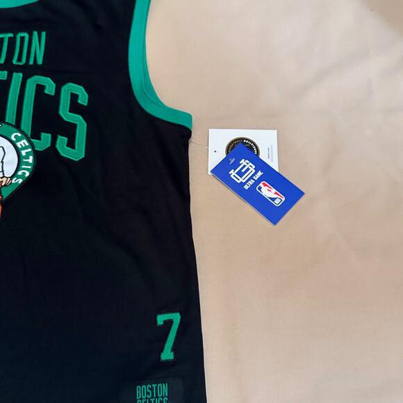 Boston Celtics Mens Medium Ultra Game NBA Jersey Brown #7 Muscle Tank Black New - Picture 15 of 16